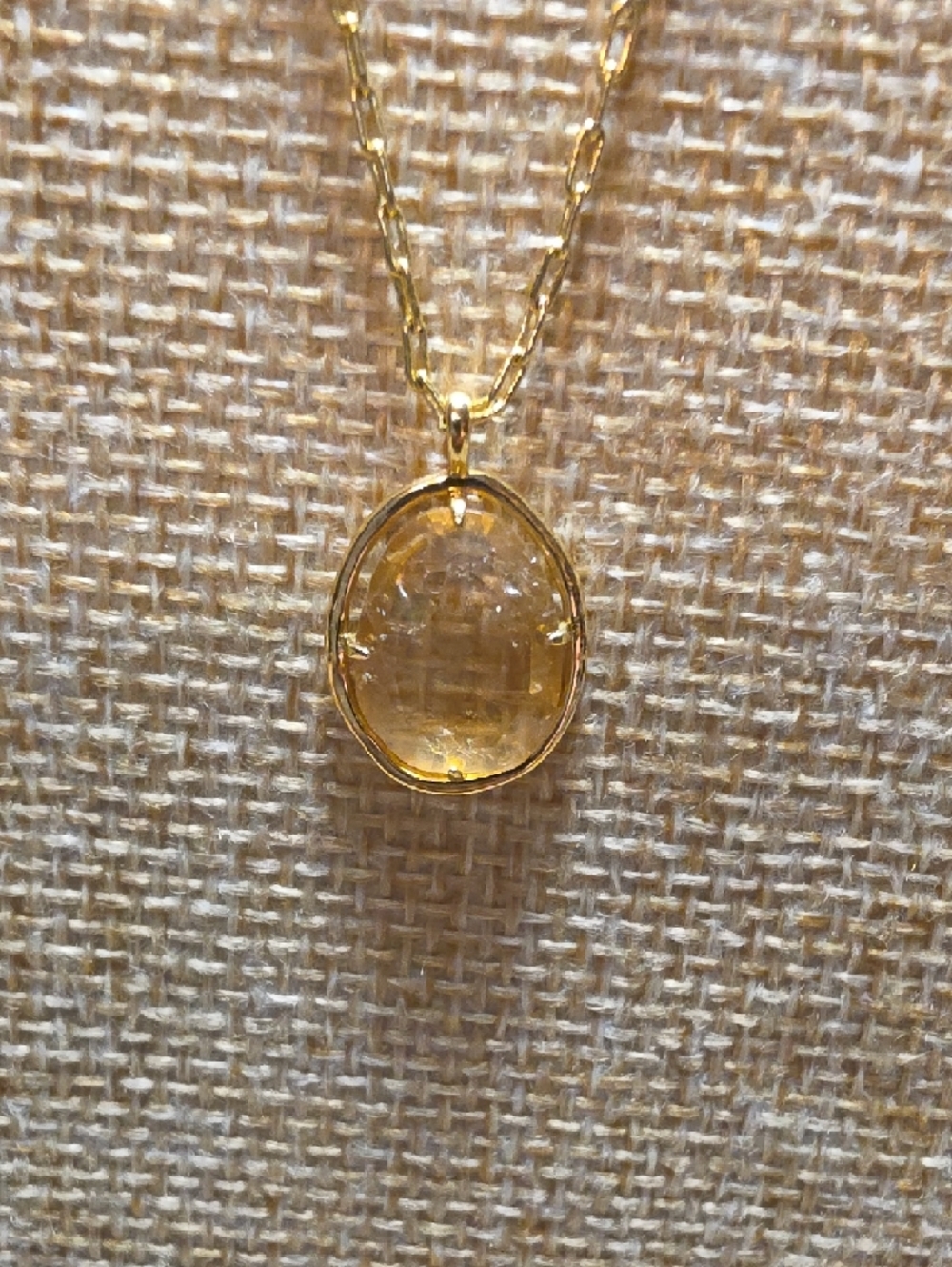 Gorjana Gold Teardrop Pendant Necklace - Picture 2 of 5